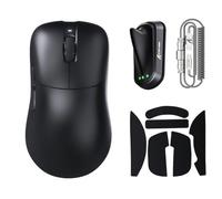 ATTACK SHARK V2 AIR PAW3955MAX Wireless Gaming Mouse with C06 Cable | PAW3955MAX Precision, Dual 8K Performance, 52g Ultra-Lightweight, Refined Ergonomic Shape, C06 Ultra Mouse Coiled Cable