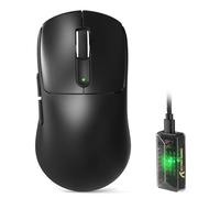 ATTACK SHARK V5 Mouse Gaming Wireless, 53g, Switch Ottici, MCU Nordic52840, Sensore PAW3950MAX, Ricevitore 8KHz LED, 20000 FPS, 42K DPI, BT/2.4Ghz/Cavo,500mAh
