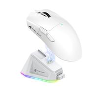 ATTACK SHARK X11 Gaming Mouse with Magnetic Charging Dock, PixArt PAW3311 Gaming Sensor, BT/2.4G Wireless/Wired Gaming Mouse, 22000 DPI, Office Mice Gamer Mice for Win11/Xbox/PS/Mac (White)