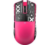 ATTACK SHARK X11 SE Mouse da Gaming Wireless, Sensore PixArt PAW3311, BT/2.4G Wireless/Cablato, 22000 DPI, 65 Ore di Batteria, Mouse da Ufficio e Gaming per Win11/Xbox/PS/Mac (Rosso bacca + Nastro)