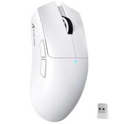 ATTACK SHARK X11SE Mouse da Gioco Wireless, 63g Superleggero con Sensore PixArt PAW3311, 22000 DPI, Tri-Mode BT/2.4 Ghz/Cablato, 1000 Hz, Batteria da 300mAh, Doppio Driver, per PC/Mac (Bianco)