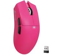 ATTACK SHARK X11SE Mouse da Gioco Wireless, 63g Superleggero con Sensore PixArt PAW3311, 22000 DPI, Tri-Mode BT/2.4 Ghz/Cablato, 1000 Hz, Batteria da 300mAh, Doppio Driver, per PC/Mac (Rosso Bacca)