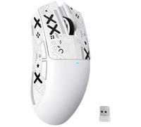 ATTACK SHARK X11SE Mouse da Gioco Wireless, 63g Superleggero con Sensore PixArt PAW3311, 22000DPI, Tri-Mode BT/2.4 Ghz/Cablato, 1000Hz, Batteria da 300mAh, Doppio Driver, per PC/Mac (Bianco with Tape)