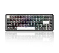 ATTACK SHARK X65 HE Tastiera da Gioco Cablate al 65% con Interruttori Magnetici e Funzione Rapid Trigger, Frequenza di Polling a 8000 Hz, Precisione RT di 0,01 mm, Tasti PBT, Driver QMK,RGB (Nera)