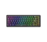 ATTACK SHARK X65 HE - Tastiera da gioco meccanica con interruttore magnetico a scatto rapido, 65%, effetto Hall Top Mount RGB Hot Swap, azionamento regolabile, frequenza di polling 8 KHZ, tasti in PBT