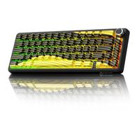 ATTACK SHARK X65PRO HE Tastiera Rapid Trigger 8000Hz, Tastiera Gaming Wireless RGB 60% con Precisione RT di 0,01mm, Switch Magnetici, Attuazione Regolabile, Snap Tap, per PC/Mac, Giallo