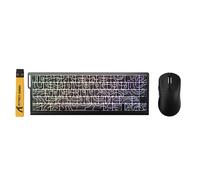 ATTACK SHARK X68 HE Tastiera Magnetica Cablata con X3 Mouse Gaming Wireless, Tastiera Rapid Trigger 8000Hz, Precisione RT di 0,01 mm, Mouse SUPERLIGHT, Sensore PAW3395, 26000 DPI -Contorni Neri
