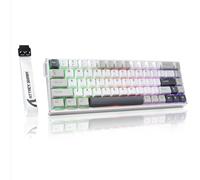 ATTACK SHARK X68MAX HE Tastiera da gioco cablata in alluminio con grilletto rapido e interruttori magnetici,precisione RT di 0,005mm,attuazione regolabile,8KHz,latenza di 0.08ms,RGB