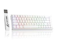 ATTACK SHARK X68MAX HE - Tastiera da gioco meccanica a scatto rapido con cavo TKL RGB, in alluminio, CNC, polling 8K, precisione 0,005 mm, interruttore magnetico effetto Hall, NKRO, driver per PC