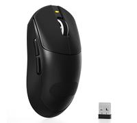 ATTACK SHARK X8SE Mouse da Gaming Wireless, Leggero 55g, Sensore PAW3311, Chip BK52820, 25.000 DPI, Connessione BT/2,4G/USB-C, 80 Milioni di Click, 500mAh, Driver Web per PC/Mac-Nero+Grip Tape