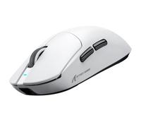 ATTACK SHARK X8ULTRA Mouse for Large Hand, 55g SUPERLIGHT, PixArt PAW3950MAX Gaming Sensor, BT/2.4G Wireless/Wired, Adjustable DPI up to 42000, 500mAh Battery (White)