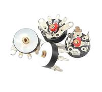 Attack volume potentiometer RV12MM with switch adjustable resistance regulator flat foot bent foot rotating power radio(RV12MM 50K flat foot with switch without turntable)