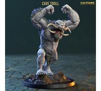 Attackierender Troll Miniatura Raging Rampage War Orco per RPG Come D Pathfinder