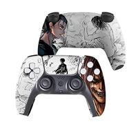 Attackk on Tittan Custom PS-5 Controller Wireless compatibile con Play-Station 5 Console by BCB Controllers | Orgogliosamente personalizzato negli Stati Uniti con stampa permanente HYDRO-DIP (non solo