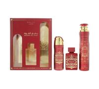 LATTAFA BADE'E AL OUD SUBLIME 100ML 3 PIECE GIFT SET BRAND NEW & SEALED