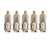 Attatore del compressore d'aria del gonfiore dei pneumatici 3 in 1 Connettore rapido resistente Accoppiatore della valvola universale multifunzionale per motociclisti per