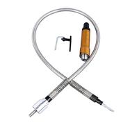 Attatore per albero flessibile, utensile di prolunga, convertitore per trapano elettrico, albero in gomma stabile e durevole, in acciaio inossibile, per utensili elettrici, (SegrehyjhzsBW-12)