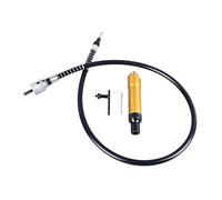 Attatore per albero flessibile, utensile di prolunga, convertitore per trapano elettrico, albero in gomma stabile e durevole, in acciaio inossibile, per utensili elettrici, (SegrehyjhzsBW-11)