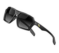 ATTCL, Occhiali da sole polarizzati da uomo, casual, sportivi, con protezione UV, con montatura esagonale TR90, Medium