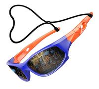 ATTCL Unisex Bambini Occhiali Da Sole 3-14 Anni 5025 orange-blue