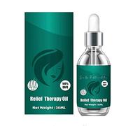 ATTDX - Olio per sollievo da follicolite del cuoio capelluto GFOUK, rimedi naturali per capelli e cuoio capelluto, trattamento nutriente per tutti i tipi di capelli