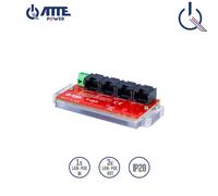 Atte Power APT-4-11 Switch alimentato da PoE + 3uscite PoE (1xPoE IN 802.3af/at/bt60 + 3xPoE OUT)