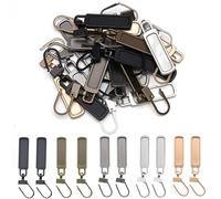 ATTEEFI 20 Pezzi Cursore Cerniera Ricambio Colori Misti, Metallo Testa della Cerniera, Riutilizzabile Sostituzioni di Cerniere Danneggiate, per Vestiti, Pantaloni e Zaini