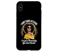 Atteggiamento divertente Dire Personalità Troppo Potente Mamma Donne Uomini Custodia per iPhone XS Max