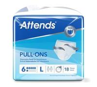 ATTENDS Pull-Ons 6 Large - 1 confezione da 18 pezzi