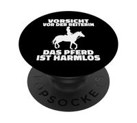 Attenti al cavaliere, il cavallo è innocuo PopSockets PopGrip Adesivo