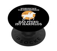 Attenti al cavaliere, il cavallo è innocuo PopSockets PopGrip Adesivo