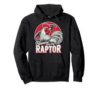 Attenti alla Maglietta Tiny Raptor Chicken Dinosaur T-Rex Felpa con Cappuccio