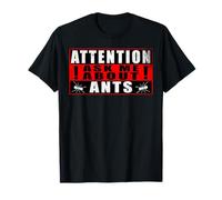 Attention Ask Me About Ants Formiche Divertente Maglietta