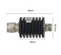 Attenuatore fisso coassiale 25W con interfaccia tipo N per segnali alta potenza