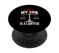 Attenzione a mio figlio è un avvocato avvocato avvocato laurea in legge PopSockets PopGrip Adesivo