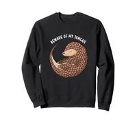 Attenzione alla mia Lingua Pangolin Felpa