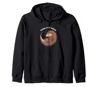 Attenzione alla mia Lingua Pangolin Felpa con Cappuccio