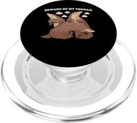 Attenzione alla mia lingua Pangolin PopSockets PopGrip per MagSafe