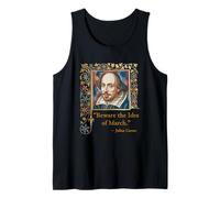 ATTENZIONE alle Idee di Marzo Citazione di Shakespeare Canotta