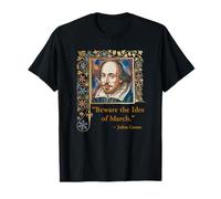 ATTENZIONE alle Idee di Marzo Citazione di Shakespeare Maglietta