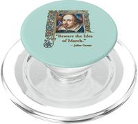 ATTENZIONE ALLE IDEE DI MARZO Citazione di Shakespeare PopSockets PopGrip per MagSafe