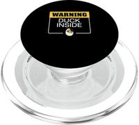 Attenzione anatra dentro divertente uovo balut amanti cultura filippina PopSockets PopGrip per MagSafe