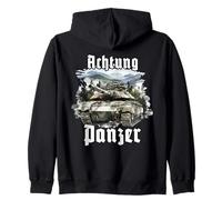 Attenzione Carri Armati | Carro Armato Leopard Nato | Felpa con Cappuccio