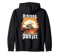 Attenzione Carri Armati | Carro Armato Panther Seconda Felpa con Cappuccio