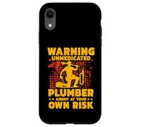 Attenzione idraulico non medicato infastidisce a proprio rischio e rischio Custodia per iPhone XR