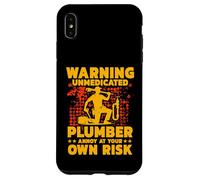 Attenzione idraulico non medicato infastidisce a proprio rischio e rischio Custodia per iPhone XS Max