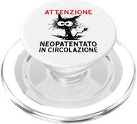 Attenzione Neopatentato in Circolazione Divertente Gatto PopSockets PopGrip per MagSafe