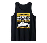 Attenzione Non dirmi Come Giocare a Cornhole Canotta