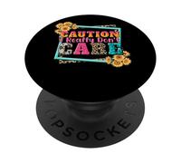 Attenzione Non mi interessa davvero l'espressione audace PopSockets PopGrip Adesivo