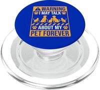 ATTENZIONE potrei parlare del mio animale domestico per PopSockets PopGrip per MagSafe